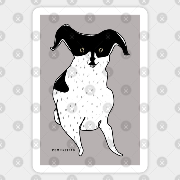 Rat terrier : Magnet by Annie Pom Freitag